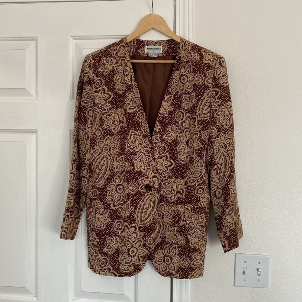 Alfred Dunner vintage oversized blazer.